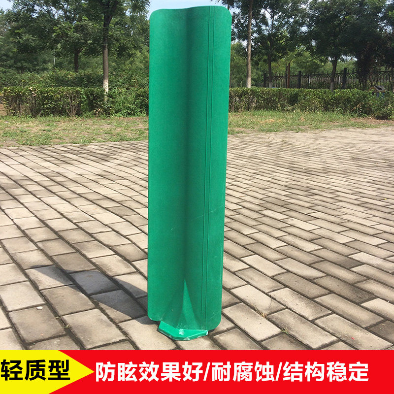 Glass fiber contour sign for traffic facilities