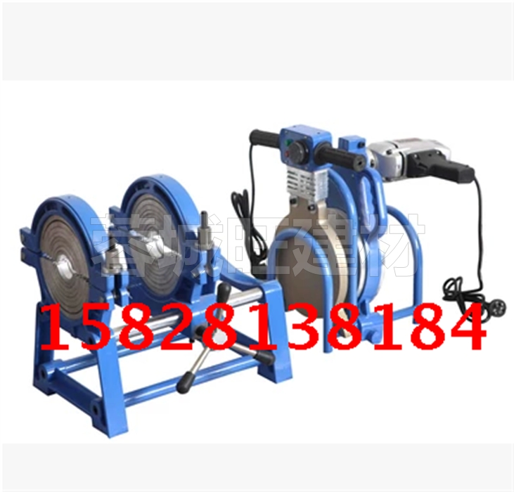 63-200 Second-ring manual 200 single-column hand-crank PE butt welding machine welding pipe machine pe hot melt machine