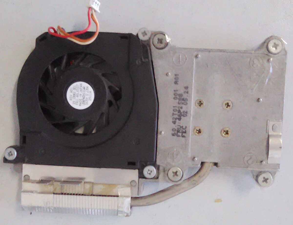 Original IBM R32 notebook CPU fan radiator assembly FRU: 46L6507 46P2588
