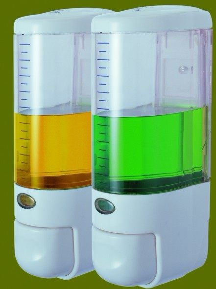 Hot Shinda Manual Laser Plastic Wash Hand Box Two-head to the Wall Wall Wall Wall Wall-mounted Fluid Machine ZYQ28S