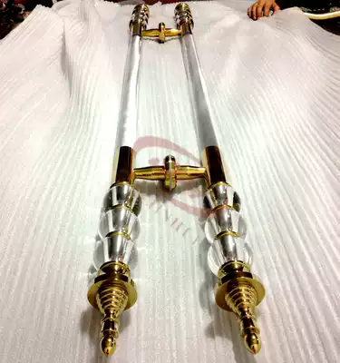 European-style crystal door handle Wooden door handle Glass door Crystal handle Large handle Modern handle handle