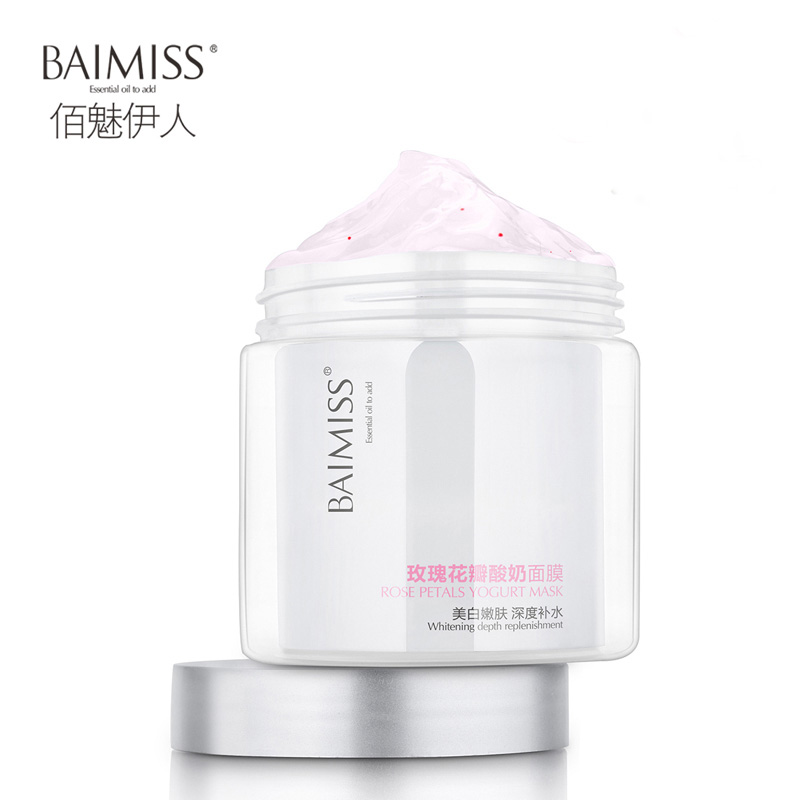 BAIMISS/佰魅伊人玫瑰花瓣面膜120g提亮肤色嫩肤补水保湿滋润