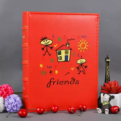 (Lebei image _ Album)Family album Album Large 6-inch 4d interstitial imitation leather 200 albums