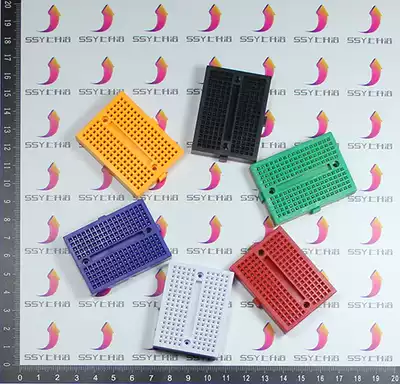 White breadboard lab Board color small breadboard 35X 47mm SYB-170