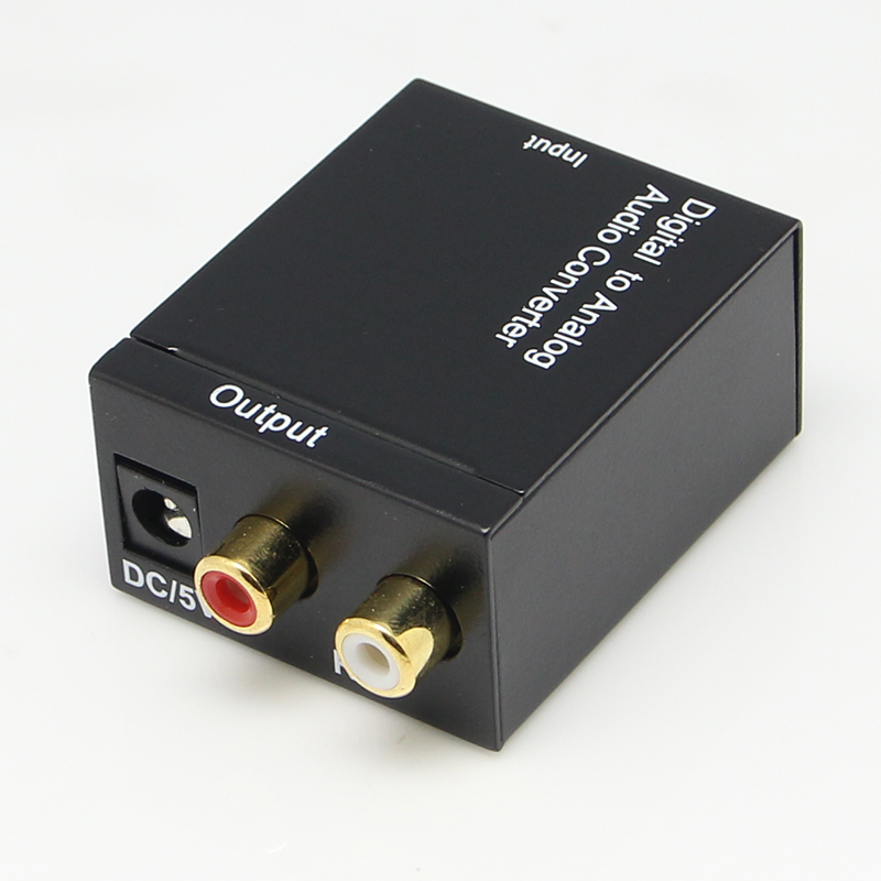 Audio Fiber to Analog converter Digital to analog converter SPDIF to analog audio converter