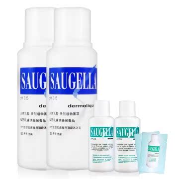 【SAUGELLA 赛吉儿】pH3.5菁萃洁浴凝露日用型特台湾官网直邮进口