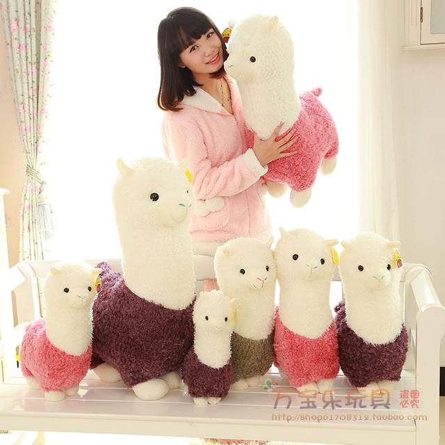 Simulated Alpaca Doll Plush Toy Lamb Pillow Sleeping Rag Doll Best Friend Doll ຂອງຂວັນວັນເກີດສໍາລັບເດັກຊາຍແລະເດັກຍິງ