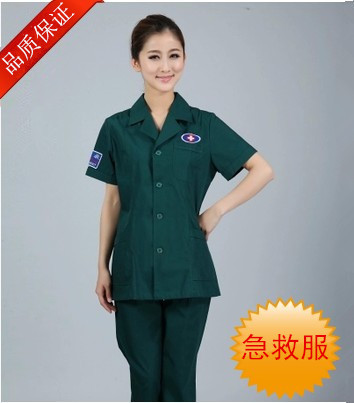 South Dingell 120 First aid woman doctor short sleeve summer dress Long sleeve Out-of-service nursing care Two-style suit