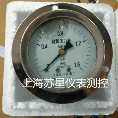 Shanghai Yichuan Instrument Factory Embedded Axial Seismic Pressure Gauge YN-60ZT 0~1 6MPA