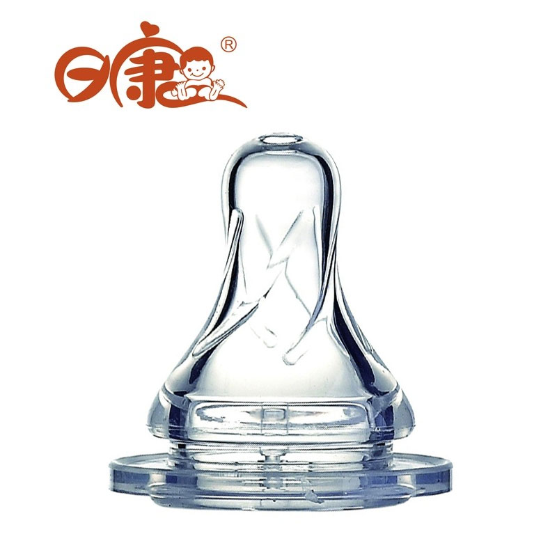 日康新款 晶畅标准口径十字孔/圆孔 奶嘴 奶瓶 奶嘴 3350/1/2/3