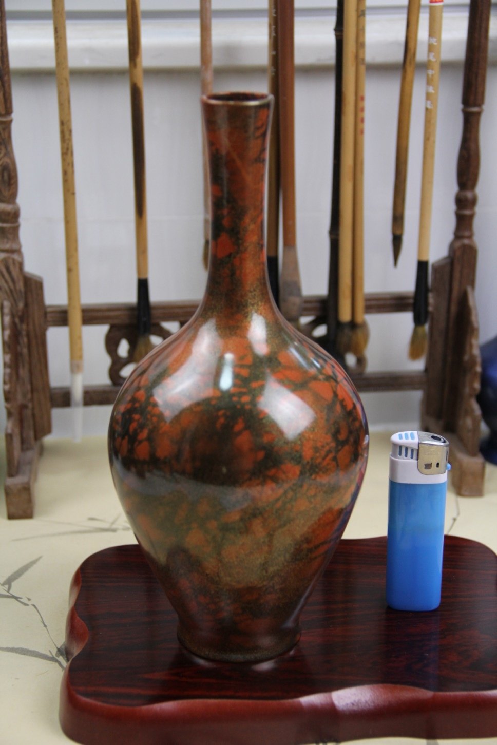 Japanese Bronze- - - T009 Vase