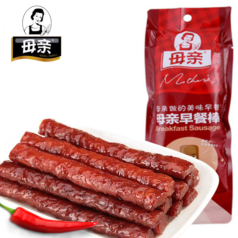 【天猫超市】母亲早餐棒牛肉棒辣味60g 牛肉干特产小吃休闲零食