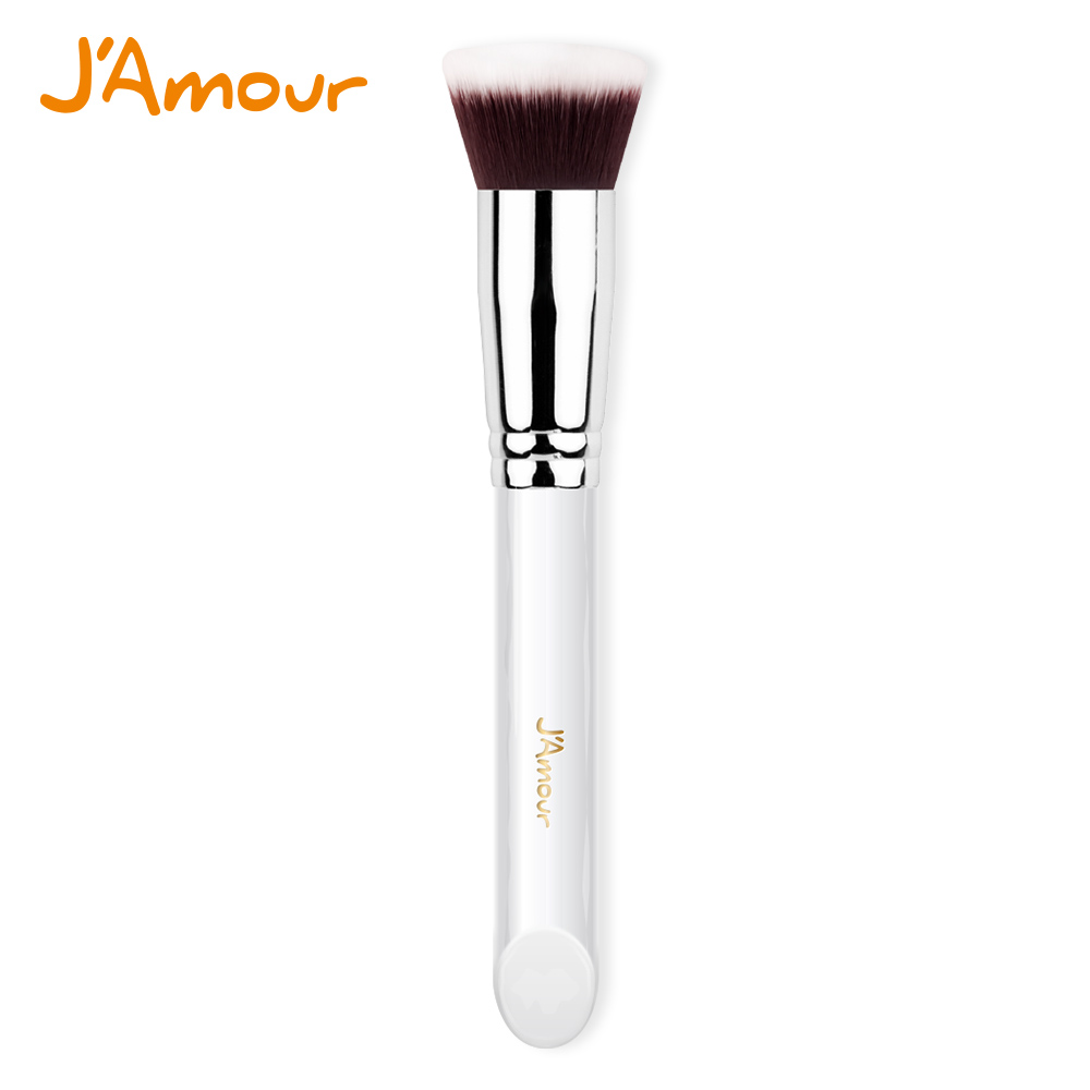 JAmour悦爱 云端恋人多功能斜头化妆刷Z17 修容底妆纤维粉底刷