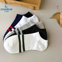 Bít tất nam Tất vớ cotton Tide Bốn mùa Thấp Trợ giúp Thuyền vô hình Bít tất nam Thể thao mùa hè Mồ hôi mồ hôi khử mùi Vớ mỏng tất ngắn