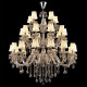 European Crystal Chandelier, Luxury House Duplex Floor Living Room, Crystal Large Chandelier, Hotel Engineering Lobby Crystal Lamp