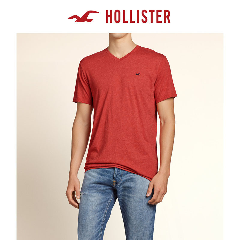 Hollister 必备 V 领 T 恤 男 93481
