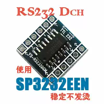 usendz @ YS-RS232DCH RS232 go TTL SP3232EEN dual channel support 3 3V 5V