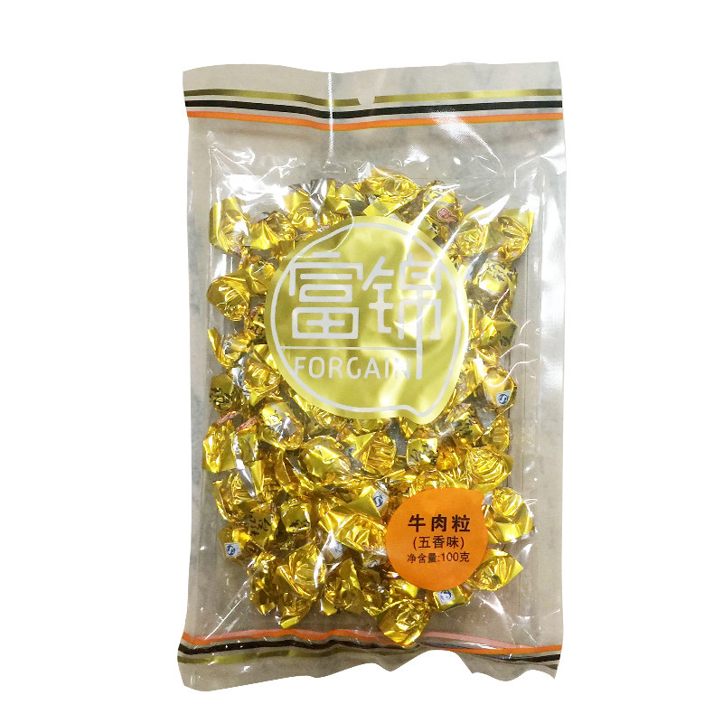 【天猫超市】富锦 牛肉粒100g五香味独立包装台湾零食特产小吃