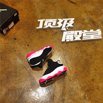 COOL city AIR JORDAN 13 TD AJ13 Joe 13 black and white powder BB shoes childrens shoes 684802-008