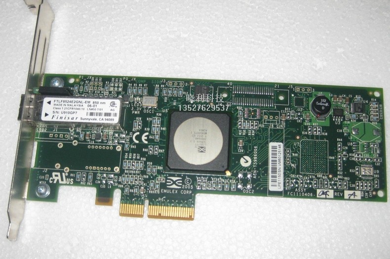 Original fit 9 5 new EMULEX LPE1150 PCI-E 4GB Fibre Channel cards