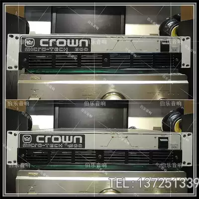 Original American CROWN MICRO-TECH 600 second-hand imported professional stage pure power amplifier