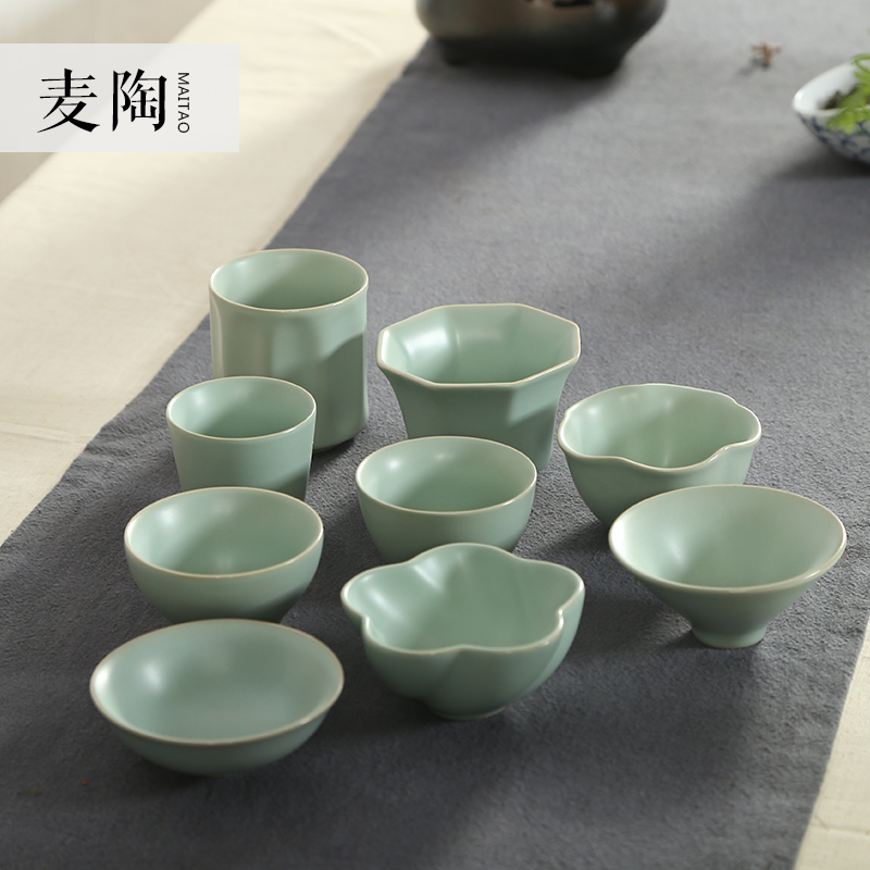 MaiTao kung fu tea sample tea cup bowl is perfectly playable cup master cup tea cups your up, your up ceramic cup