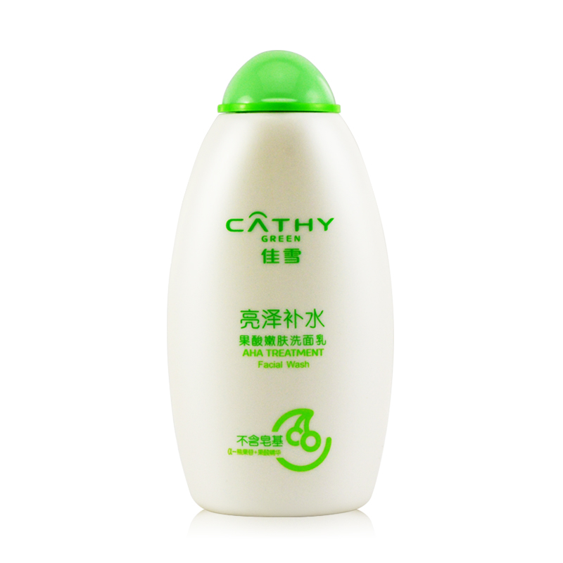 佳雪亮泽补水果酸嫩肤洗面乳200g洁面乳清洁温和补水洗面奶