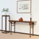 Mu Yi Xing New Phong cách Trung Quốc Case Bắc Mỹ Đen Walnut Đồ nội thất Bàn Bar Old Elm Block Case - Bàn / Bàn bàn gỗ giá rẻ Bàn / Bàn