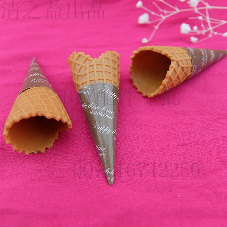 Mini Container Sticky Clay Handmade DIY Emulated Cream Ice Cream Sweet Drum Accessories Emulated Egg Silo Shell