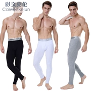 Mùa thu và mùa đông nam cotton mỏng phần quần bó mùa thu quần áo ngủ một mảnh quần legging ấm số đoạn: y-ck010