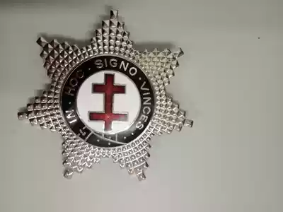 Freemasonry Knights Templar ruler exquisite small badge LF280