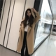 Phiên bản Hàn Quốc của mùa thu đông 2018 áo khoác len dày mới áo khoác nữ áo gió dài đoạn rộng áo khoác len trùm đầu - Accentuated eo áo Accentuated eo áo