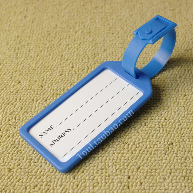 Raw materials making large durable plastic luggage brand label label classifier Travel pull box hanging