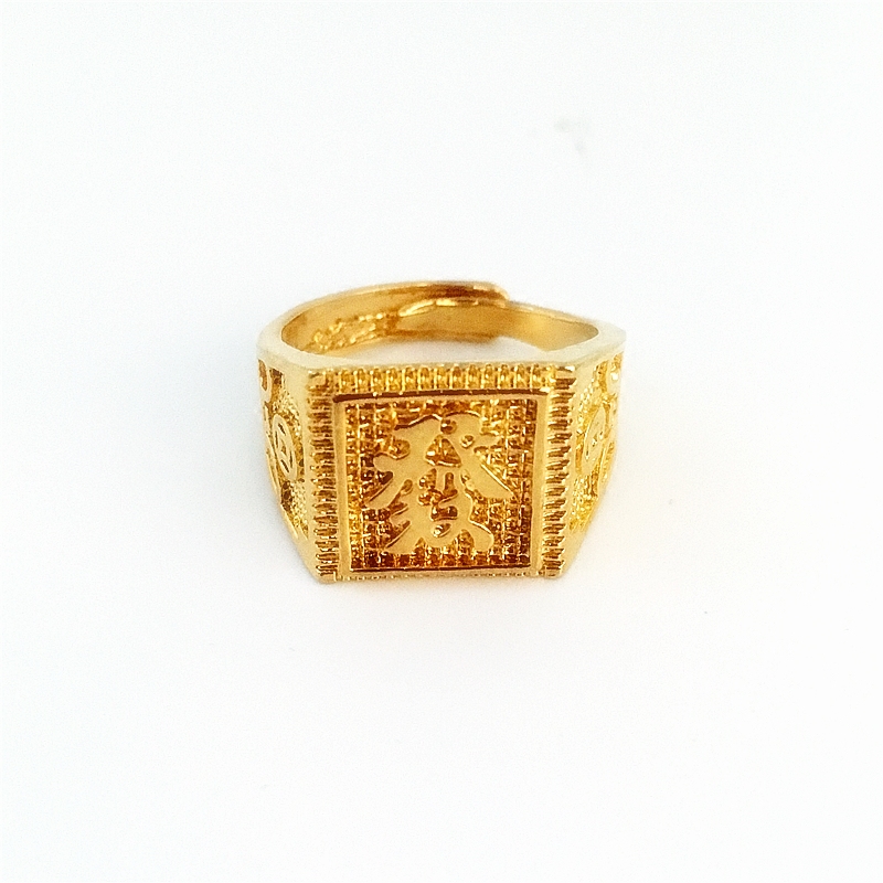 Bague homme OTHER en Alliage argent plaque plaque or - Ref 3087697 Image 5