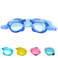 2018 trẻ em mới không thấm nước thoải mái bơi goggles chàng trai và cô gái dễ thương phim hoạt hình bơi goggles trẻ em bơi goggles áo bơi dài tay