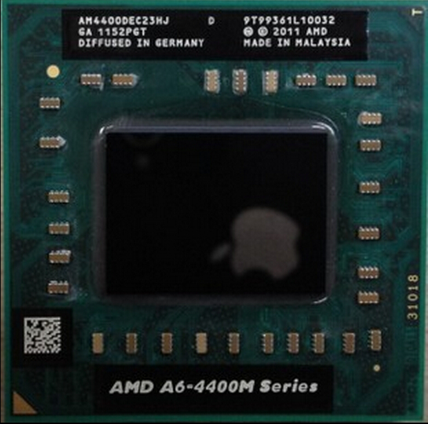A6-4400M quad core AMD notebook CPU A8 4500 A6 4400 A4 4300M liter-grade