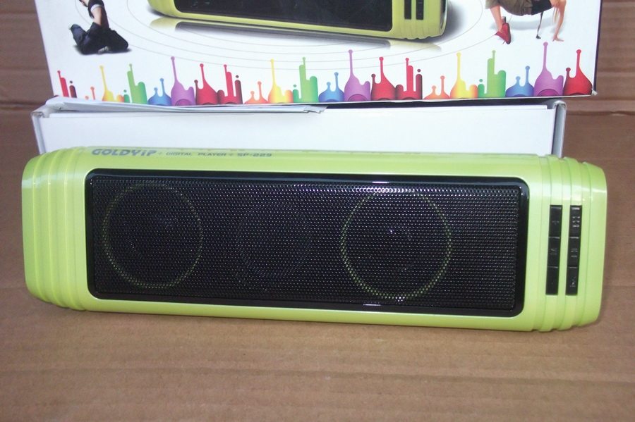 Special Price Gold Industry SP-229 Digital Speaker Card Sound Box FM Radio Morning Practice Machine 3D Sound Effect