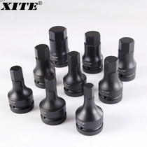 Original Loaded Import XITE 1 Inch Pneumatic Inner Hexagonal Sleeve Screwing Tool Lengthened Sleeve Inner Hexagon Batch Head