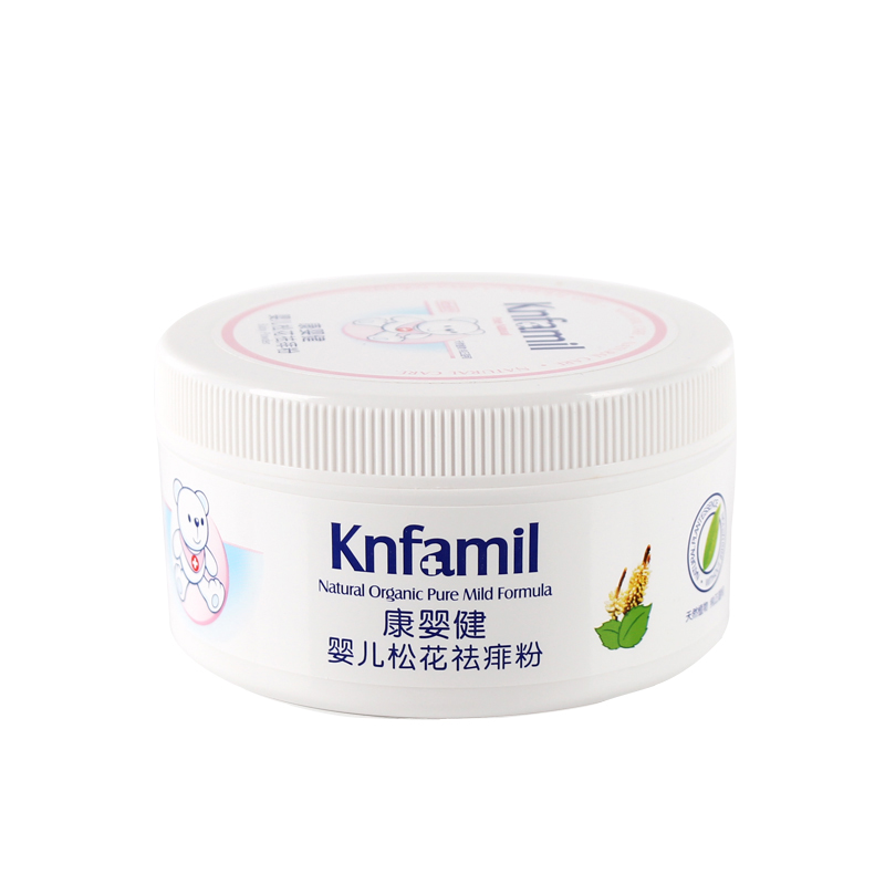 康婴健婴儿松花祛痱粉140g 宝宝痱子粉儿童爽身粉 KYJ100