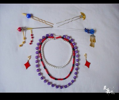 taobao agent [Custom] Final Fantasy X FF10 Lulu Lulu COS headfit necklace accessories set