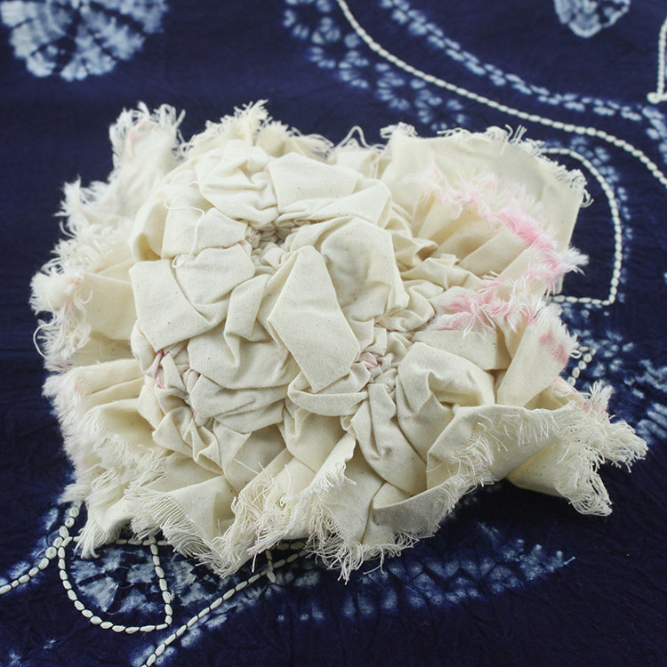 Pure handmade Diy tie-dye tool tie-dye material tie-dye cloth semi-finished tie-dye small square semi-finished product