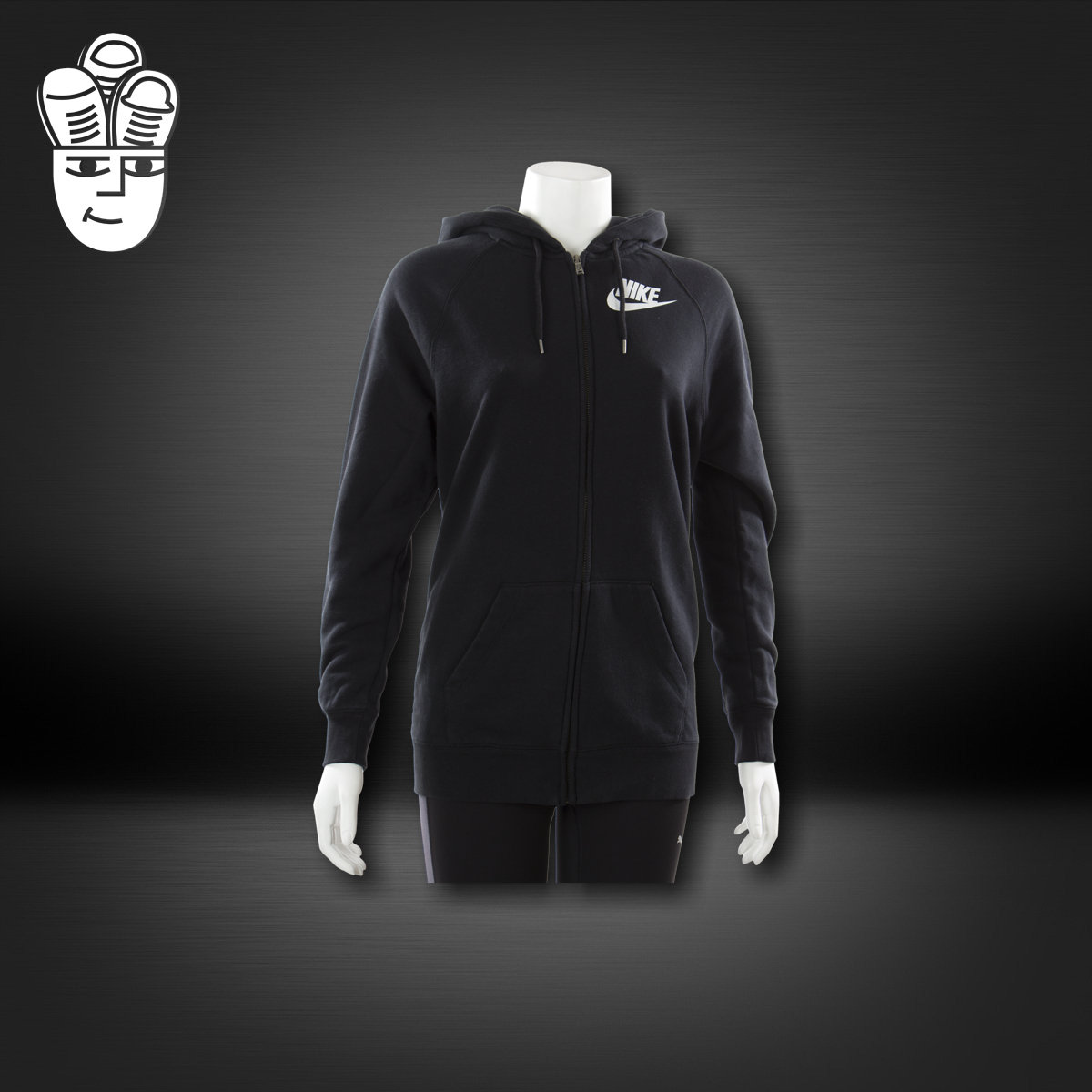 Nike Rally Boyfriend Full-Zip Hoodie 耐克女子休闲连帽卫衣