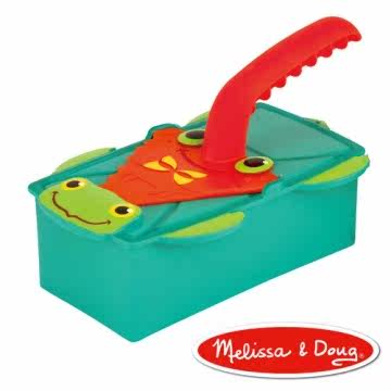 台湾官网直邮进口美国玛莉莎 Melissa & Doug 卡通造型堆沙砖模型