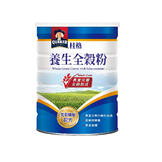 桂格 葡萄糖胺配方养生全谷粉(600g)QUAKER台湾官网直邮进口