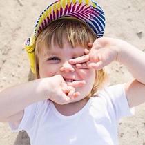Little Hotdog Watson Childrens UV Shade Cap Cap