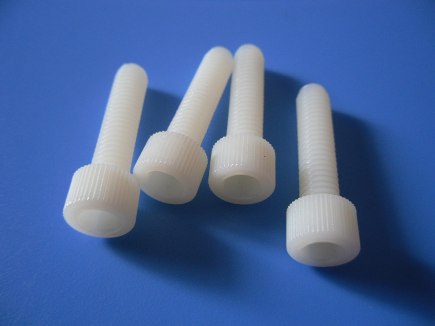 (M4 * 6-M4 * 30) Inner hexagonal cylindrical head rollaway screw nylon screw plastic hand screwed screw nut