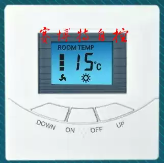 SHUNFENG downwind central air conditioning temperature control switch panel ventilator coil controller LCD switch