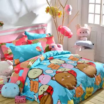 英国Abelia 双人四件式纯棉被套床包组MIT