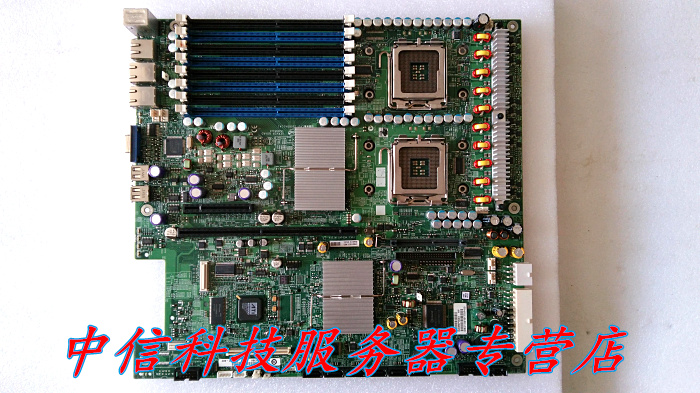 Original loaded IntelS5000PALR Two-way Xeon771 server motherboard support 54CPU