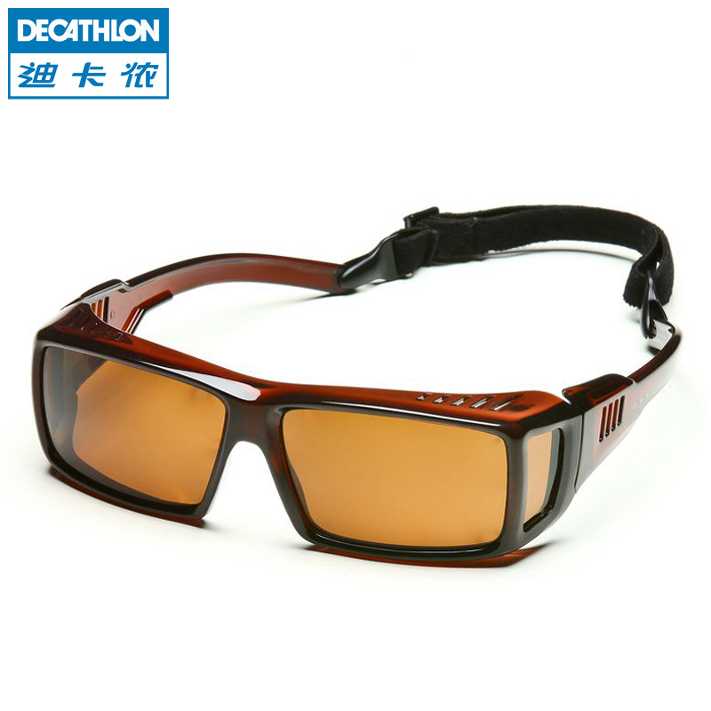 迪卡侬 户外运动登山太阳眼镜墨镜可绑带 男女近视可用偏光 ORAO